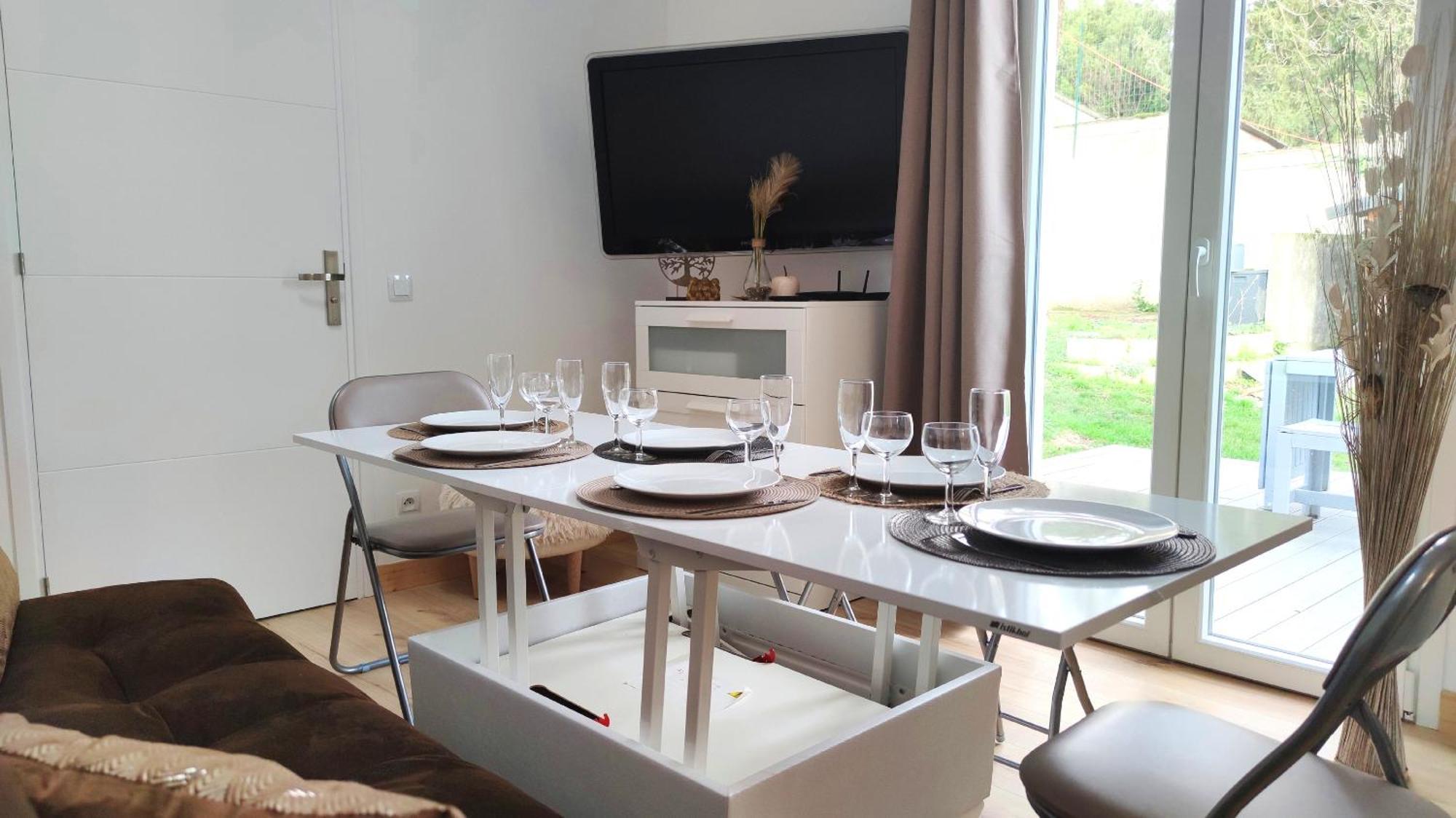 The Little Oak - Tiny House With Bed On Mezzanine & Terrace - From 1 To 4 P Disney, Paris & Cdg Pomponne Exteriér fotografie