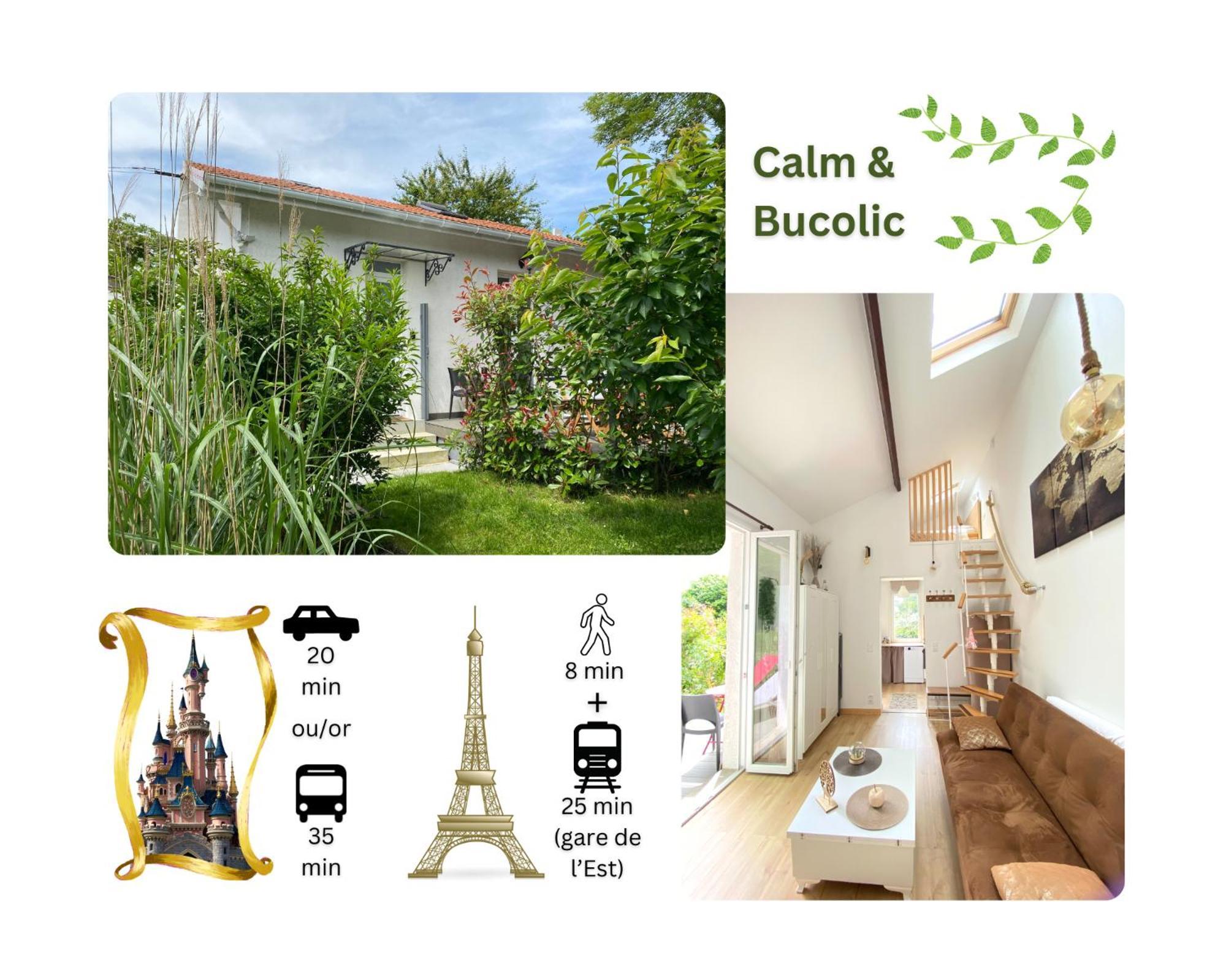 The Little Oak - Tiny House With Bed On Mezzanine & Terrace - From 1 To 4 P Disney, Paris & Cdg Pomponne Exteriér fotografie